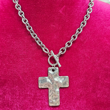 Uptown Cross Necklace