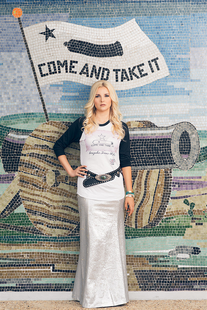 Come and Take It Baseball Tee