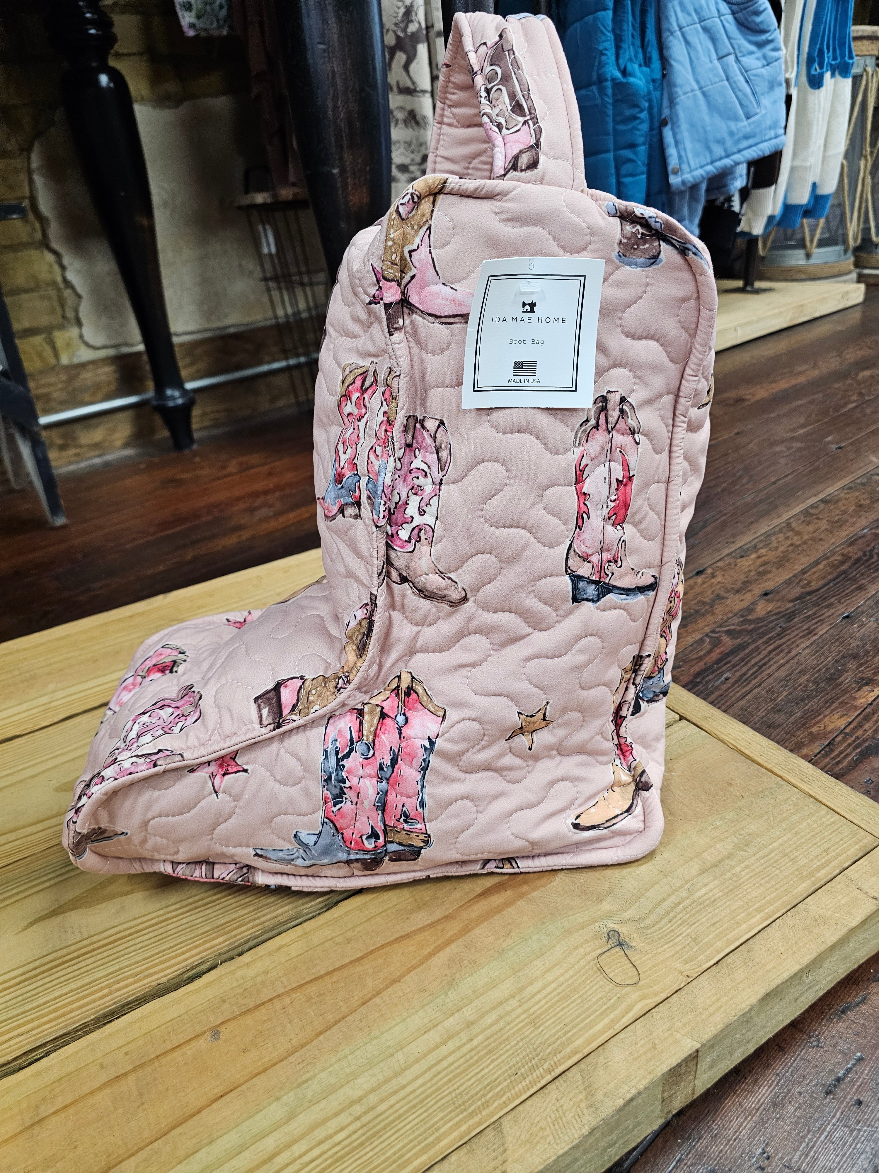 Pink Boots Boot Bag