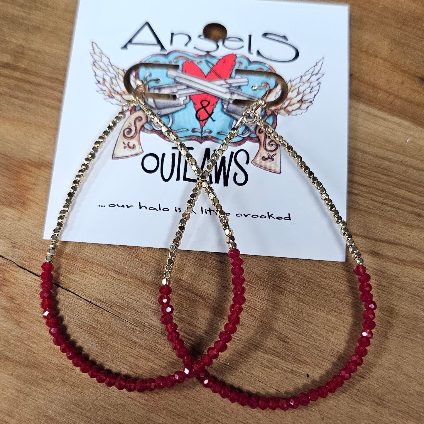 Red Rana Earrings