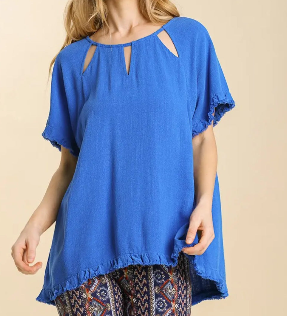 Blue Skies & Sunshine Swing Top