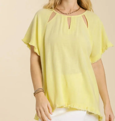 Blue Skies & Sunshine Swing Top