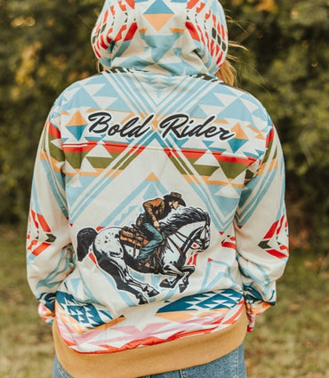 Bold Rider Aztec Hoodie