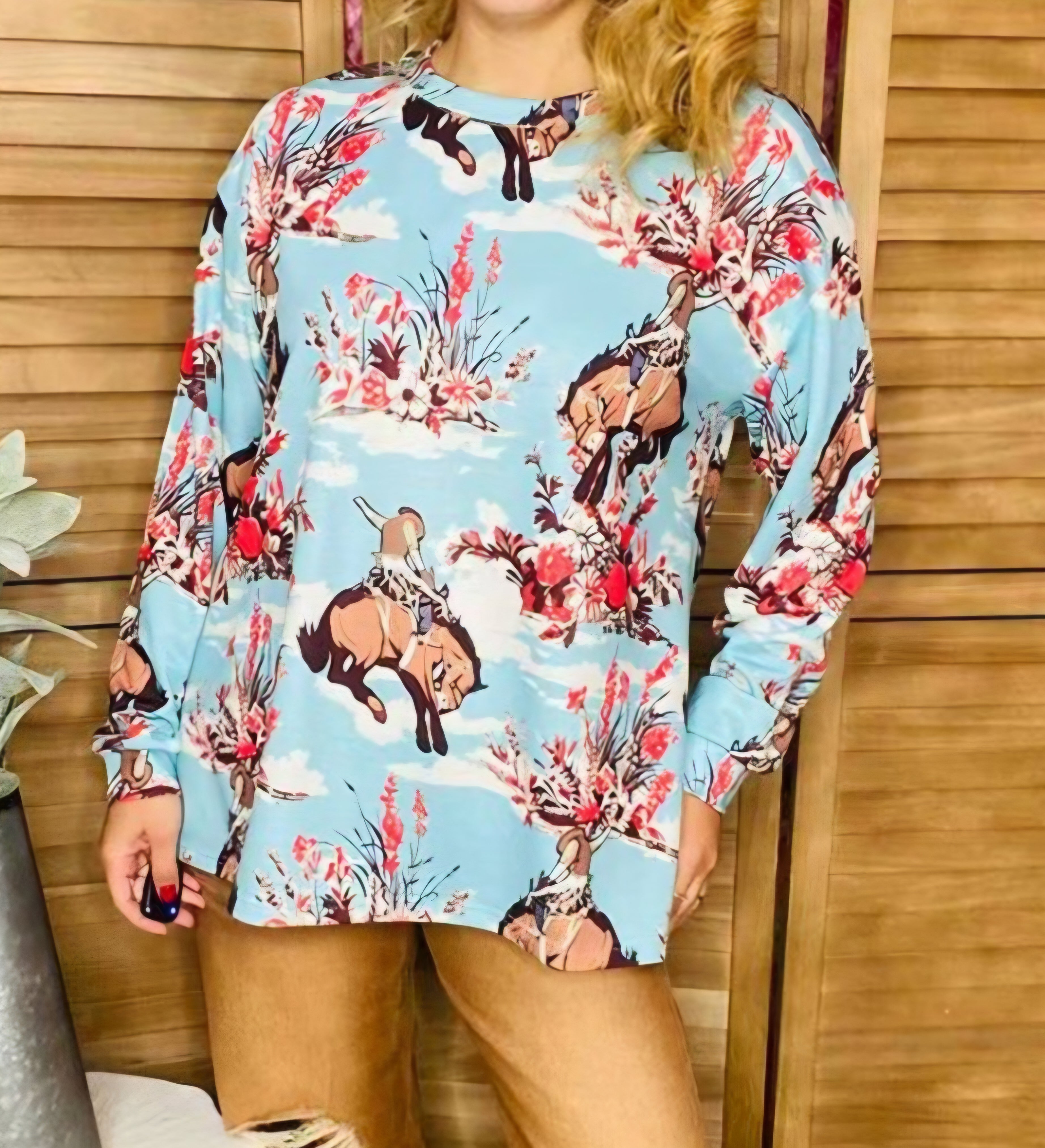 Blue Skies and Buckin High